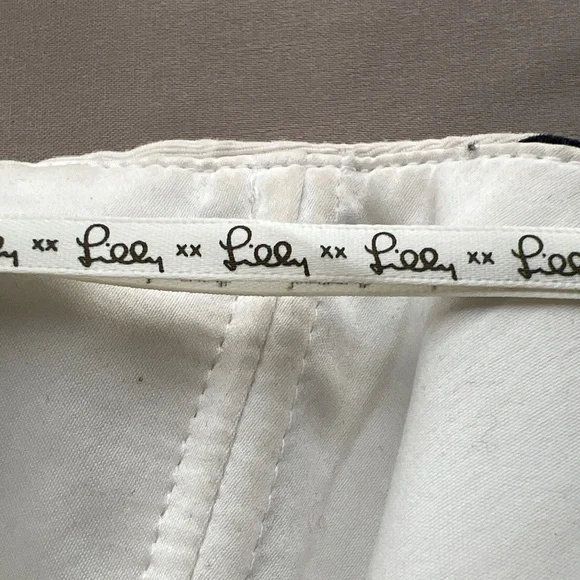 Lilly Pulitzer Black and White Payton Strapless Stripe Dress with Floral Overlay - Picture 13 of 14